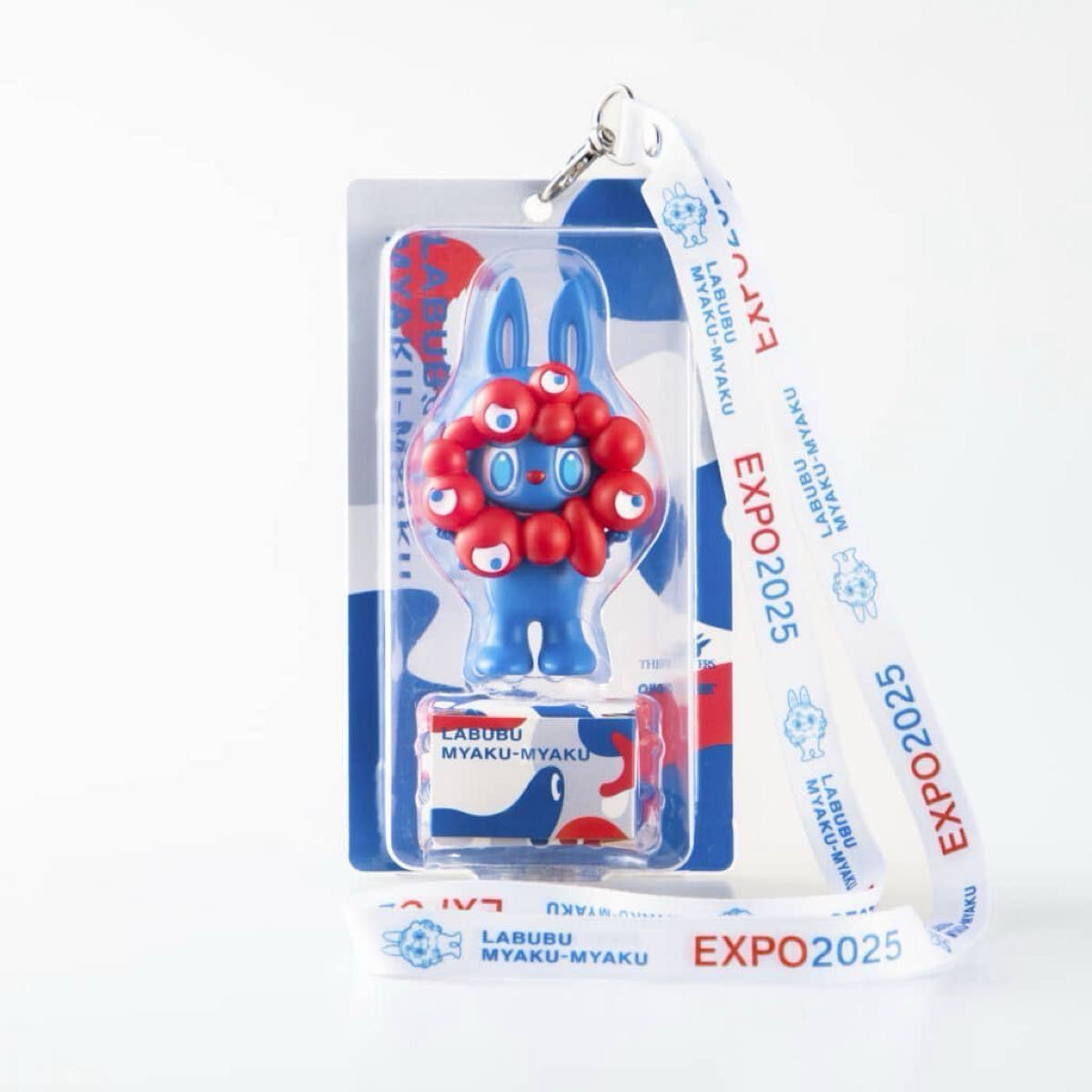 LABUBU MYAKU-MYAKU ストラップ付フィギュア ミャクミャク EXPO2025