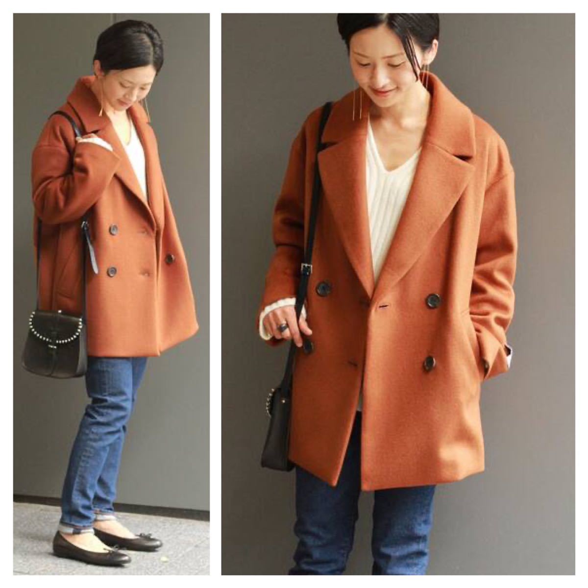 美品 ジャーナルスタンダード relume LANA WOOL Pコート 定価29700円