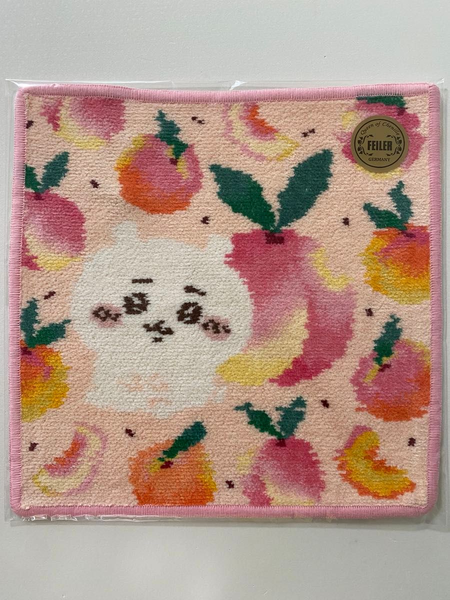 新品】フェイラー ちいかわ ハンカチ FEILER ピーチドット レモン
