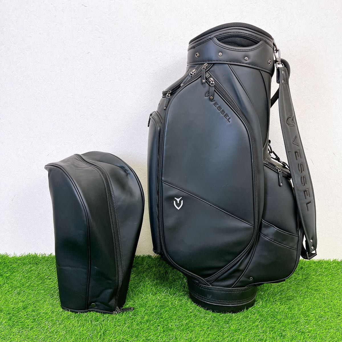 VESSEL / ベゼル LUX CART JP ラックスカート キャディバッグ ブラック