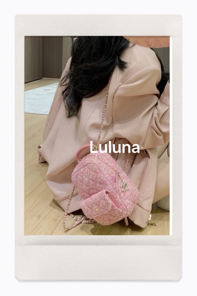 モ*コ様 CHANEL ピンクツイード リュック ノベルティ モ*コ様 CHANEL