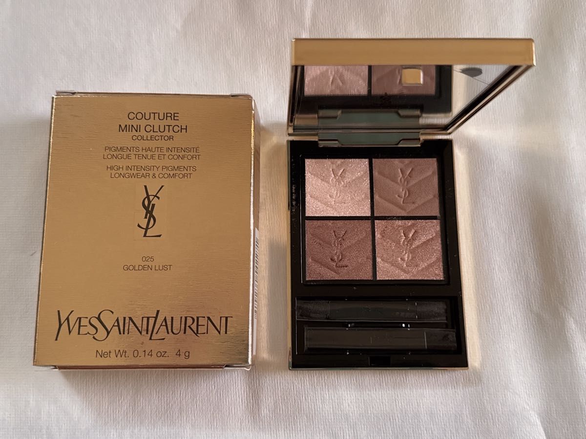 YSL クチュールミニクラッチ 025 ゴールデンラスト イヴサンローラン