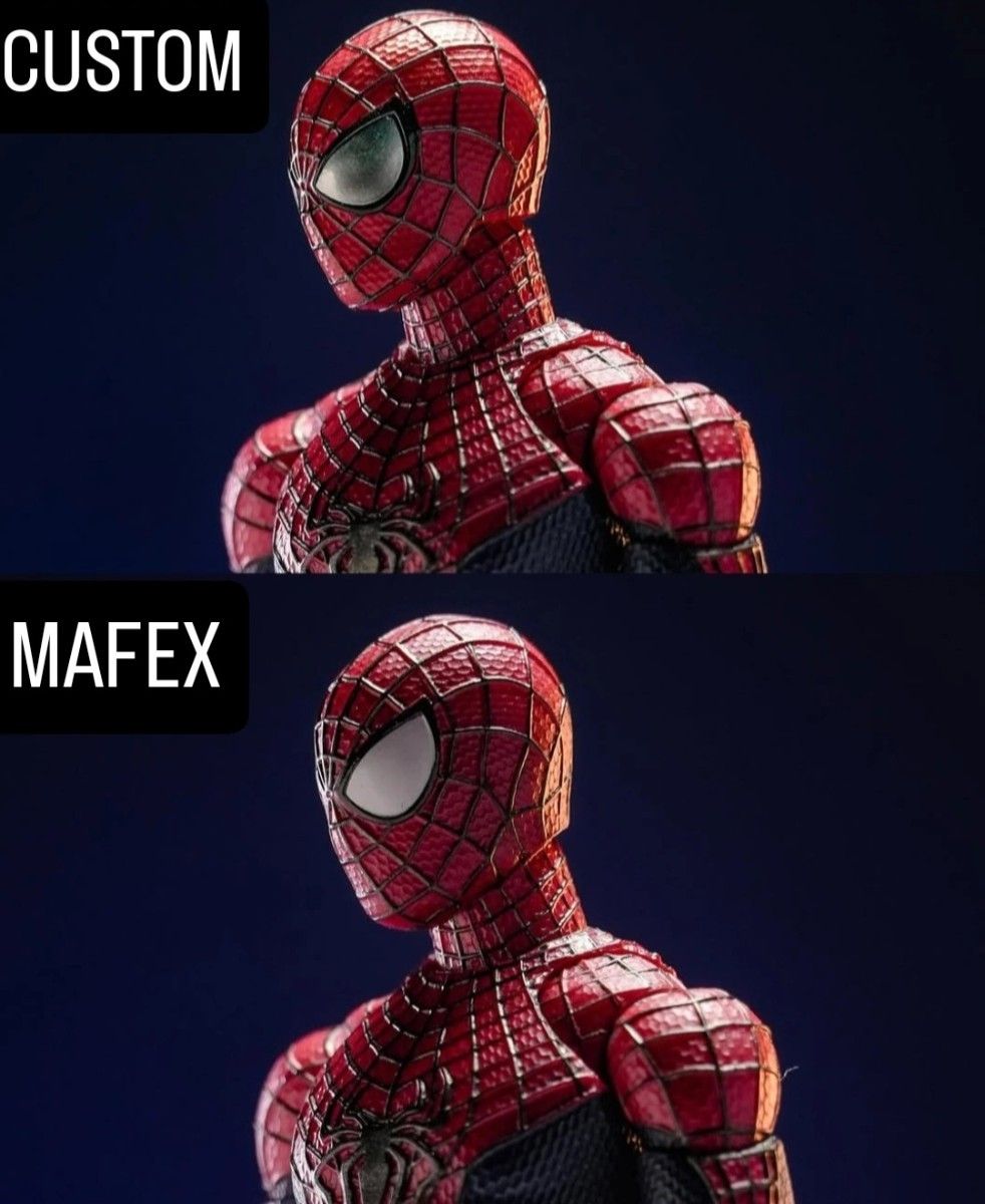 MAFEX アメイジングスパイダーマン ヘッドカスタム マフェックス THE