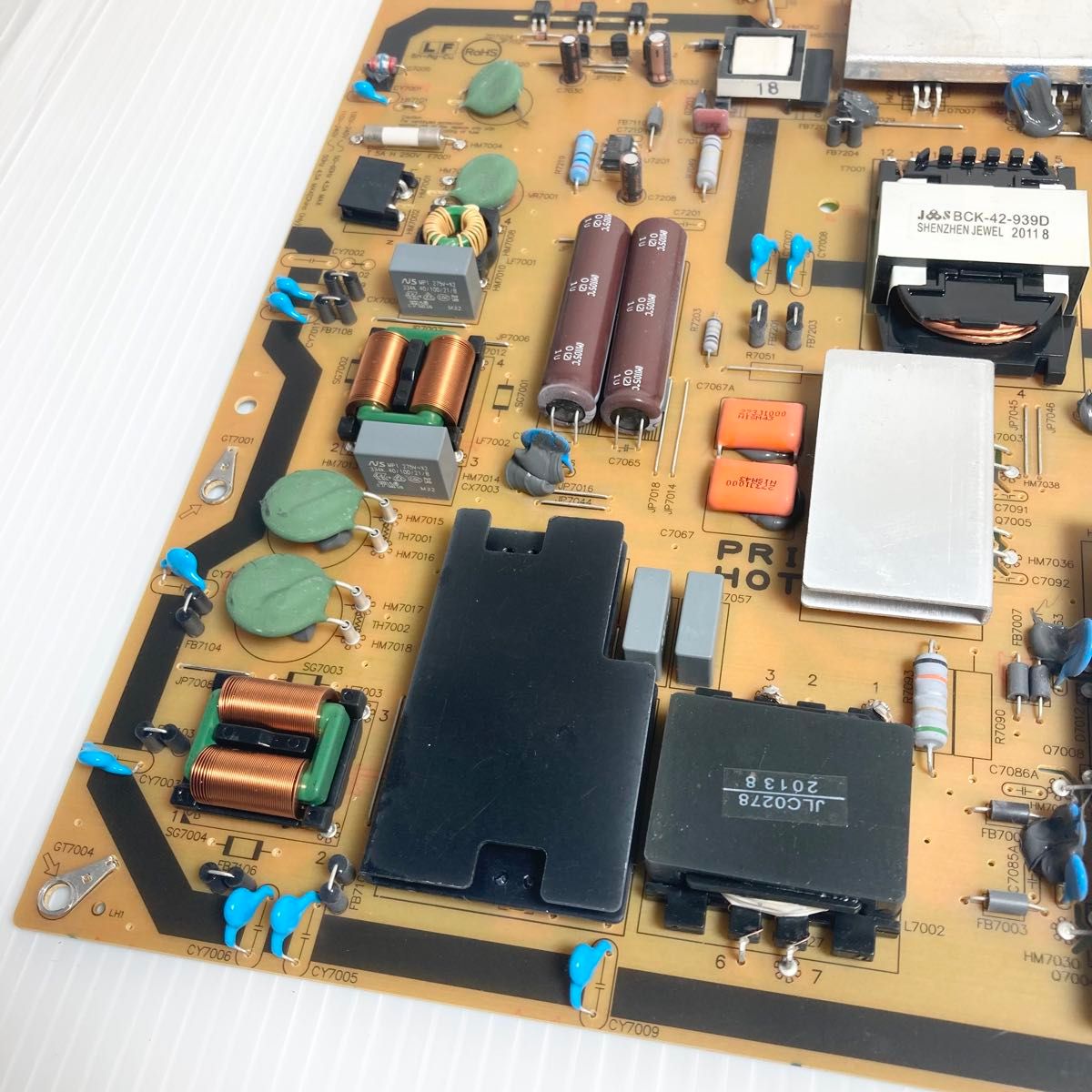 SHARP 液晶テレビ 4T-C60BH1 修理交換用 電源基板 基板 基盤｜Yahoo