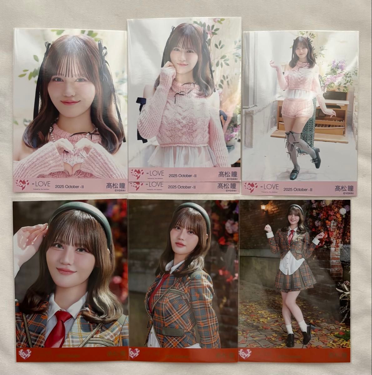 イコラブ 髙松瞳 生写真 ラブソングに襲われる 2種 コンプ｜Yahoo