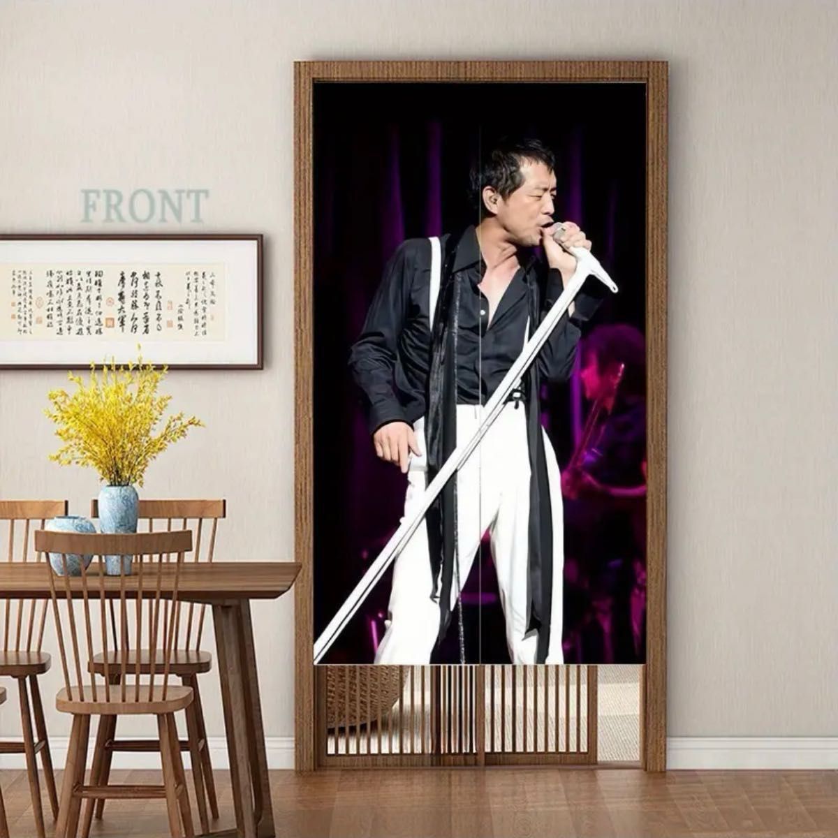 新品】矢沢永吉 E YAZAWA のれん 暖簾 黒マフラー｜Yahoo!フリマ（旧