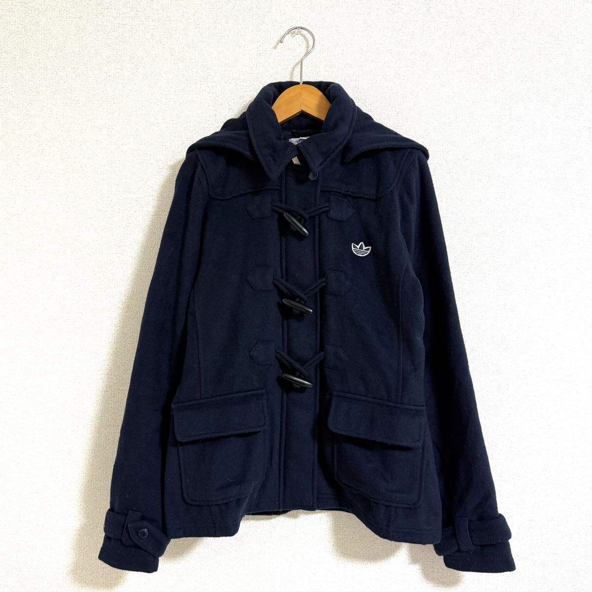 希少 adidas アディダス ダッフルコート ネイビー｜Yahoo!フリマ（旧