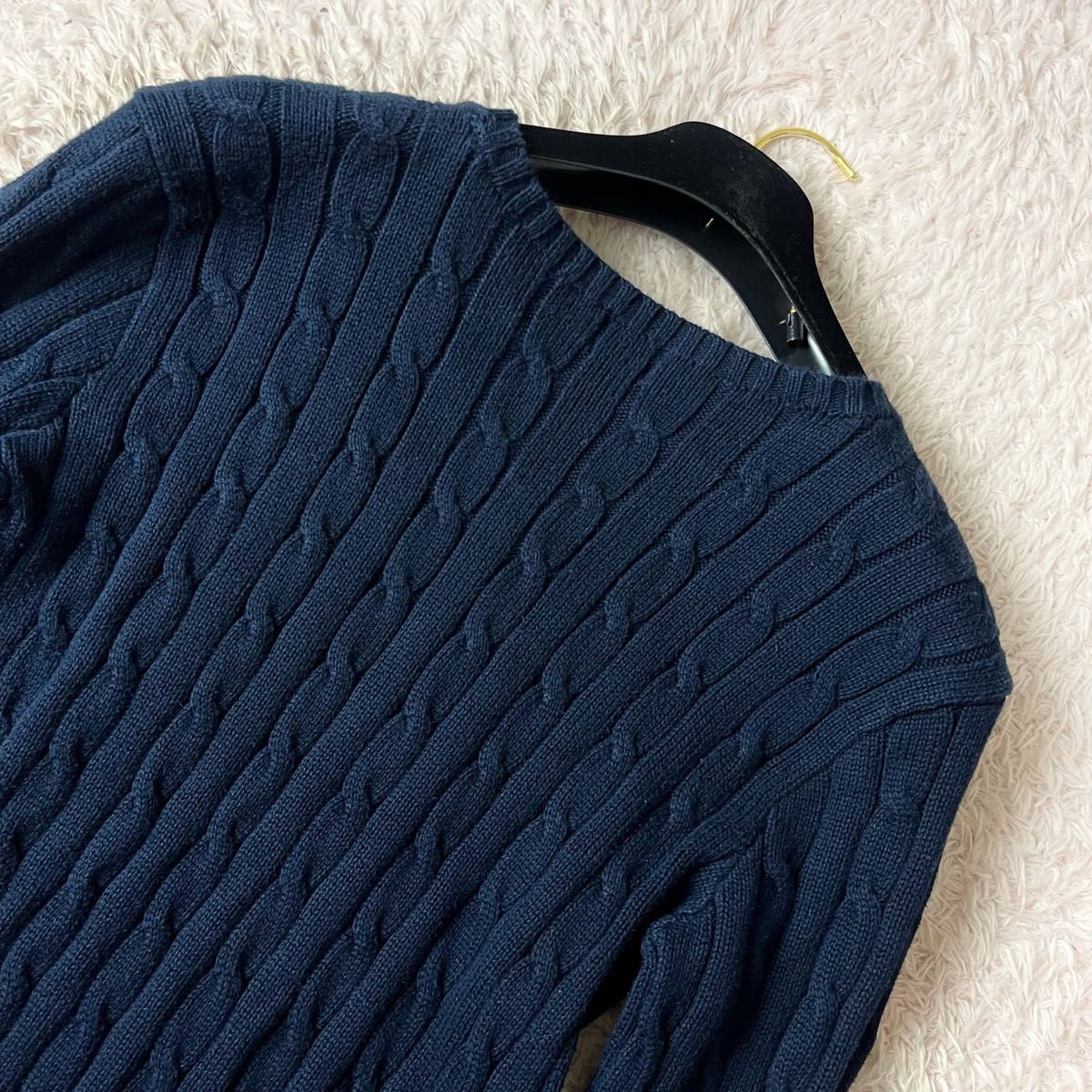 POLO Ralph Lauren ポロラルフローレン ケーブル ニット セーター ロゴ