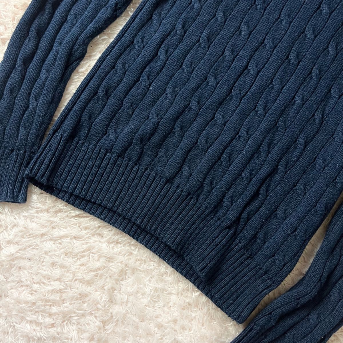 POLO Ralph Lauren ポロラルフローレン ケーブル ニット セーター ロゴ