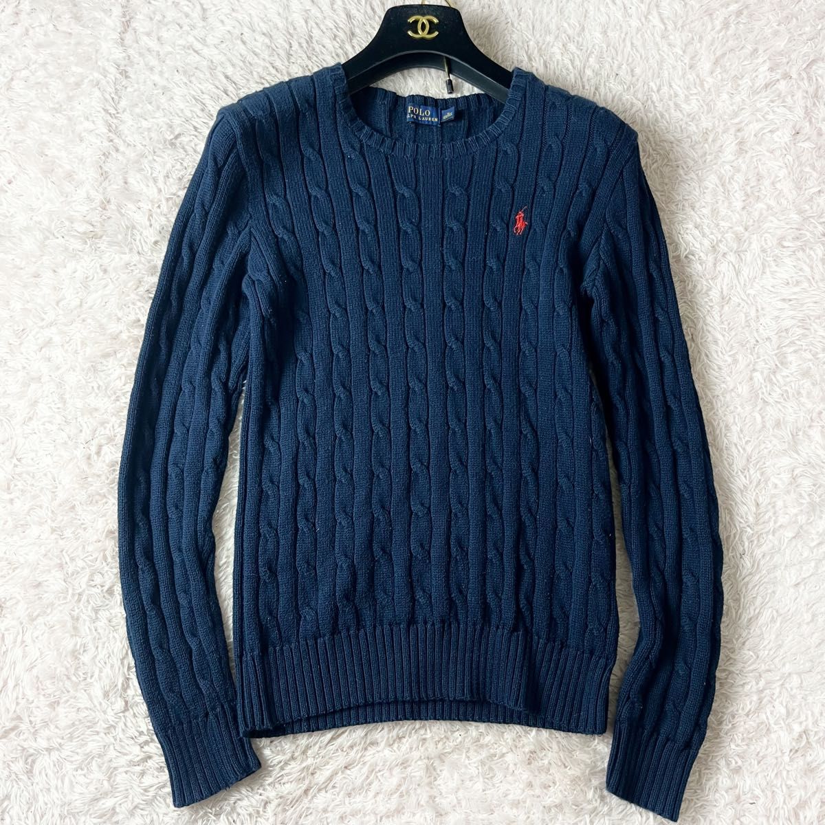 POLO Ralph Lauren ポロラルフローレン ケーブル ニット セーター ロゴ