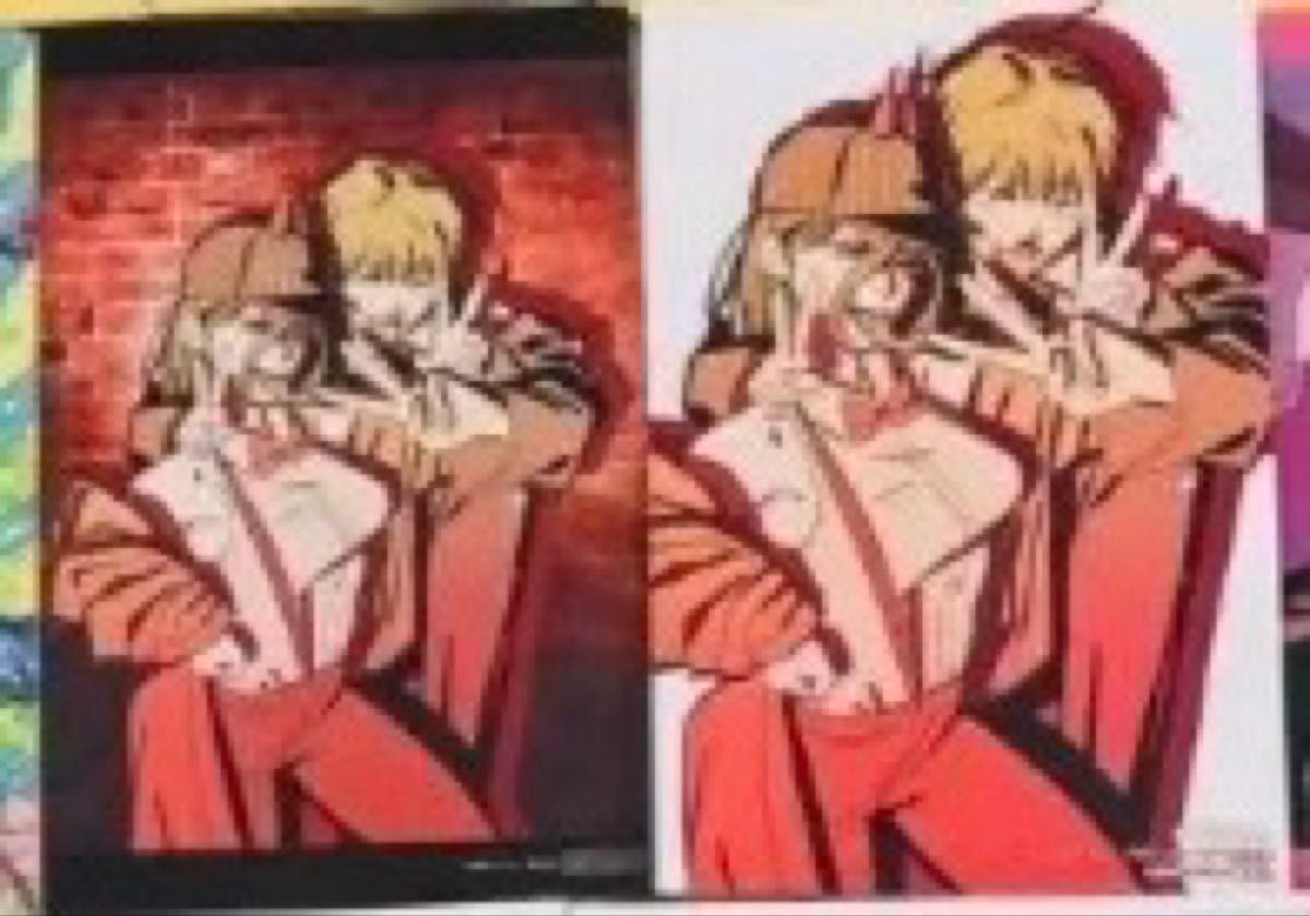 レゼ デンジ ポストカード チェンソーマン チェキ風イラストカード