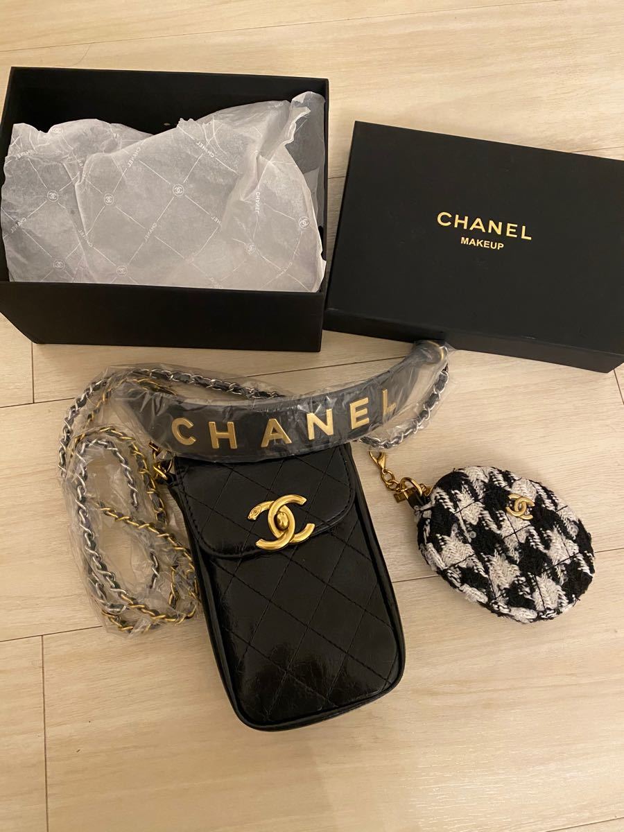 シャネル ノベルティ ポーチ ミニ ショルダーバッグ｜Yahoo!フリマ（旧