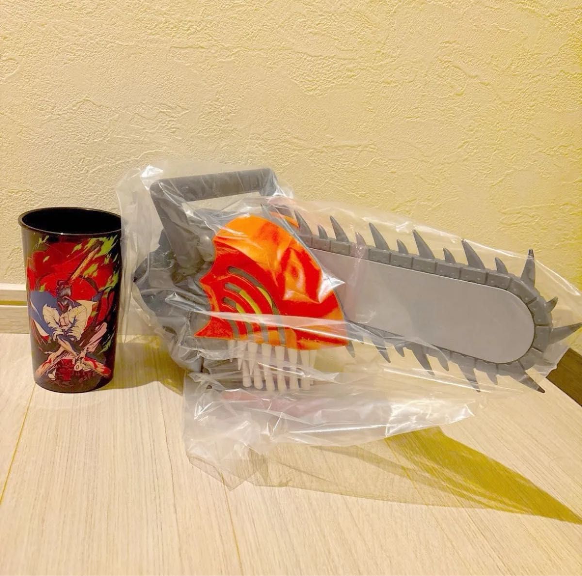 チェンソーマンヘッド型ポップコーンボックス ポップコーンバケツ レゼ