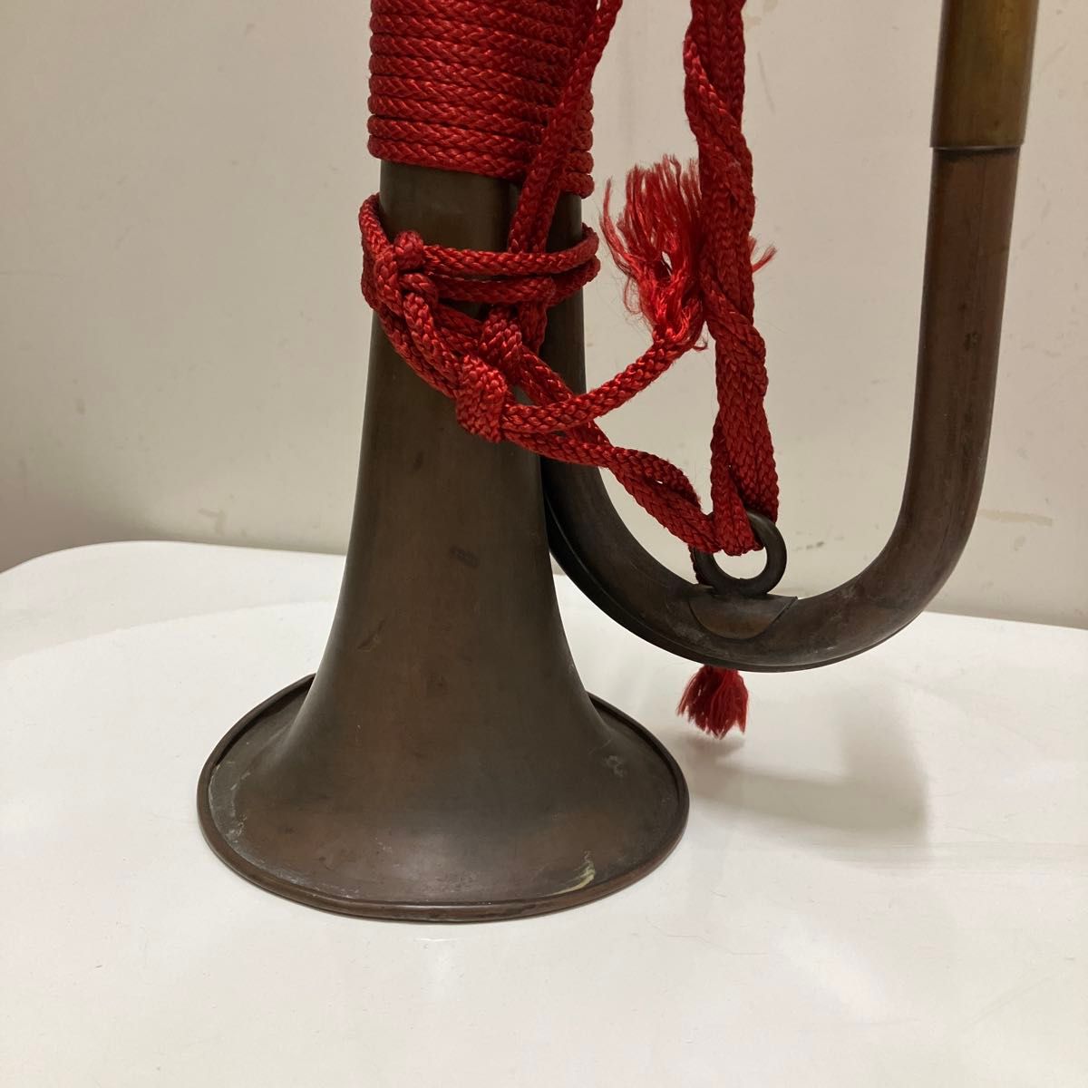 旧日本軍 軍隊ラッパ 突撃ラッパ 陸軍 軍用 アンティーク 当時物