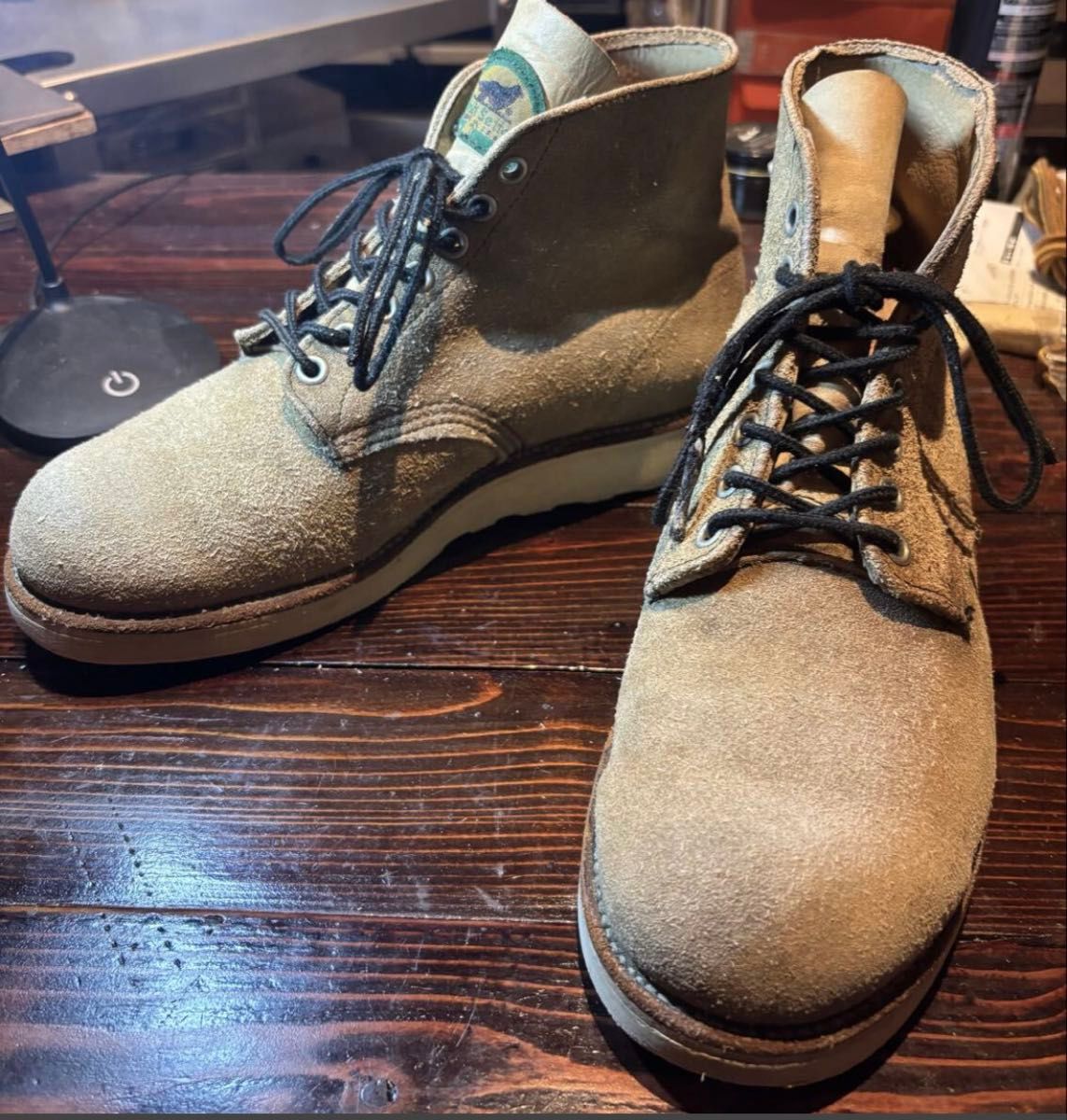 レッドウィング 8167 半円犬タグ US8 26cm スエード REDWING アイ