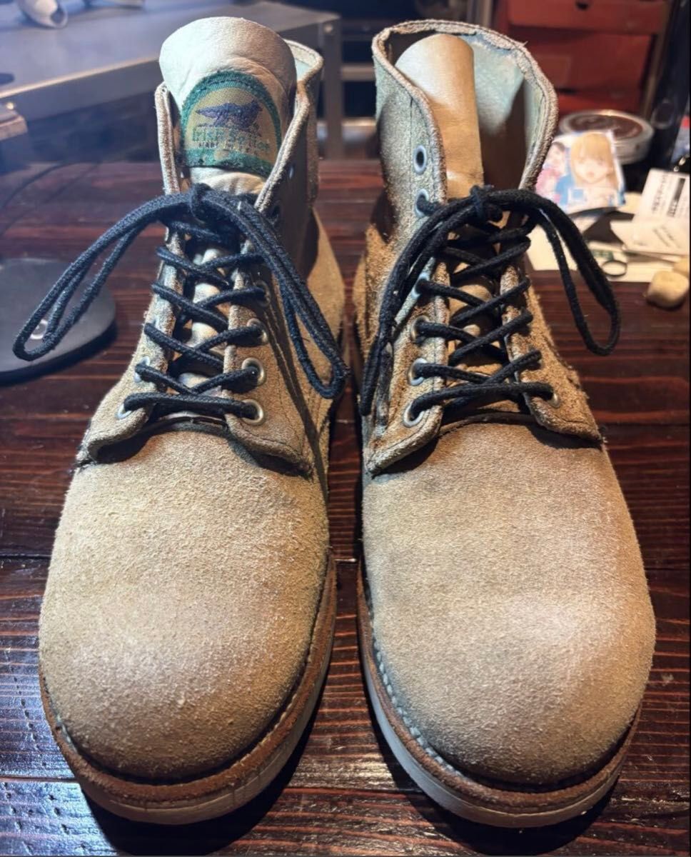 レッドウィング 8167 半円犬タグ US8 26cm スエード REDWING アイ