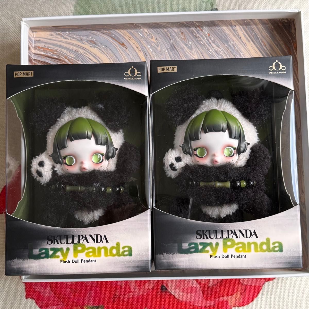 POPMART SKULLPANDA スカルパンダ Lazy Panda ぬいぐるみペンダント