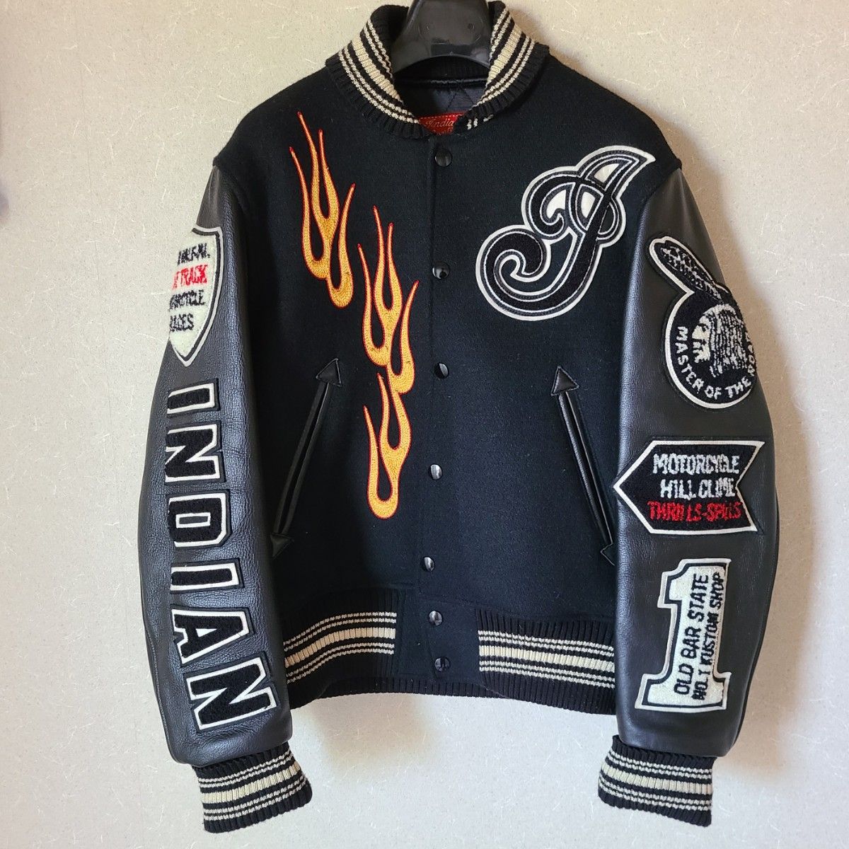 インディアンモーターサイクル Indian Motorcycle スタジャン サイズ36