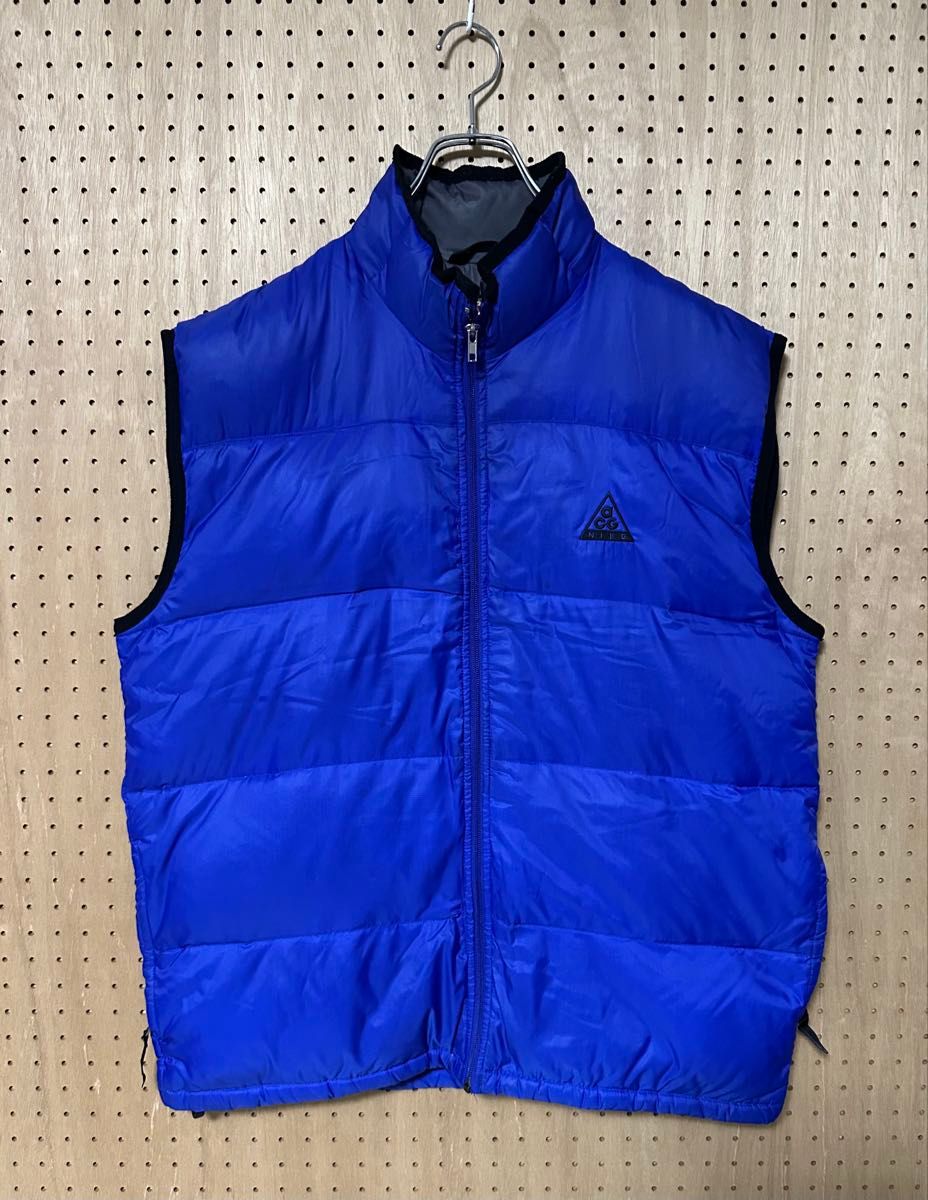 NIKE ACG 90s ダウンベスト ナイキエーシージー ブルー｜Yahoo!フリマ