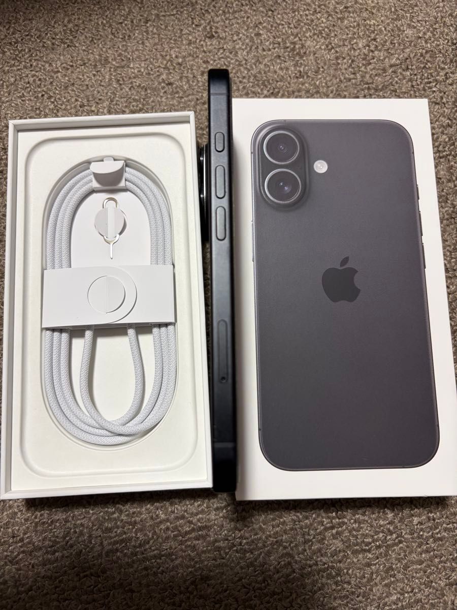 極上品】iPhone16 128G ブラック SIMフリー バッテリー100%｜Yahoo