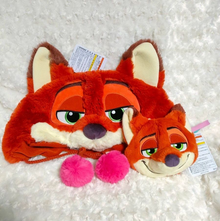 ディズニーリゾート ズートピア ニック ファンキャップ＆ショルダー