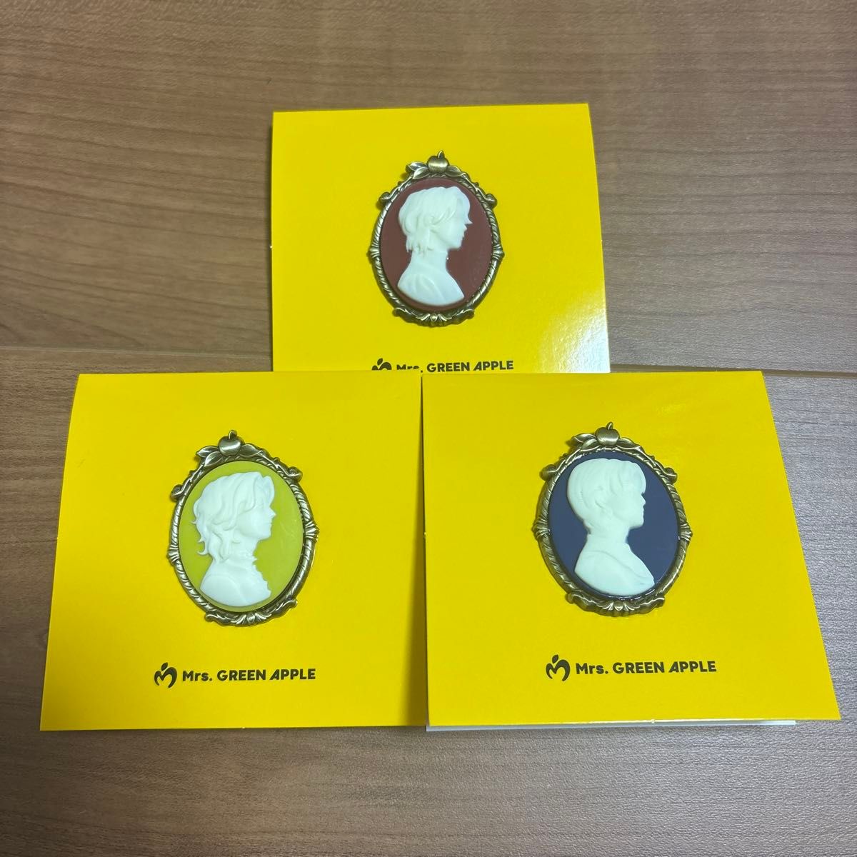 ミセスグリーンアップル バベルの塔 ガチャ カメオピンズ A B C 3個