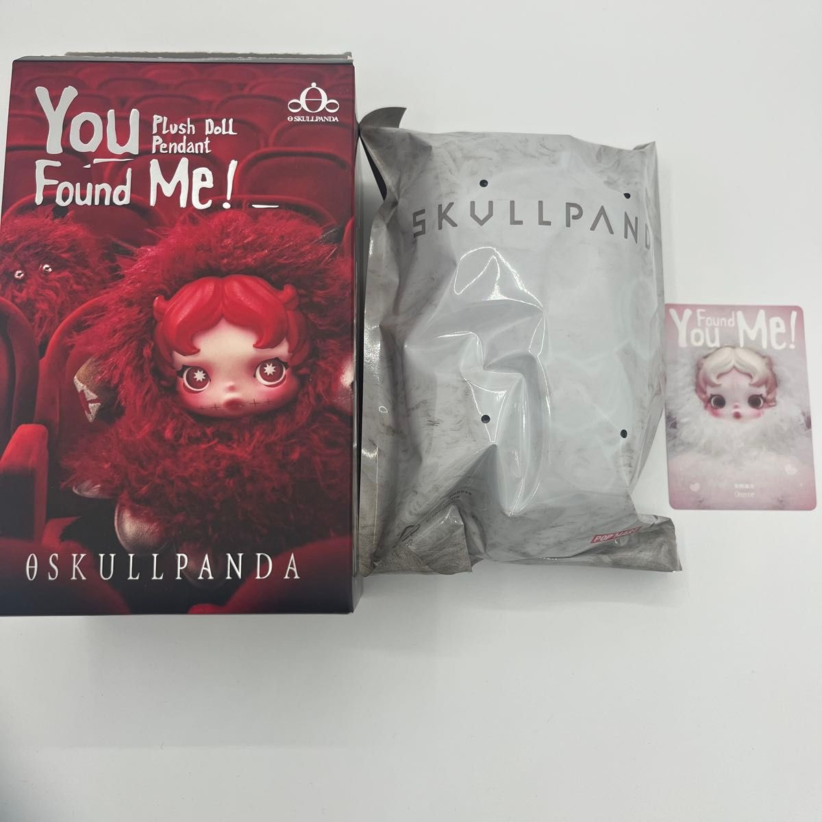 正規品】スカルパンダSKULLPANDA ぬいぐるみペンダント ゴースティ