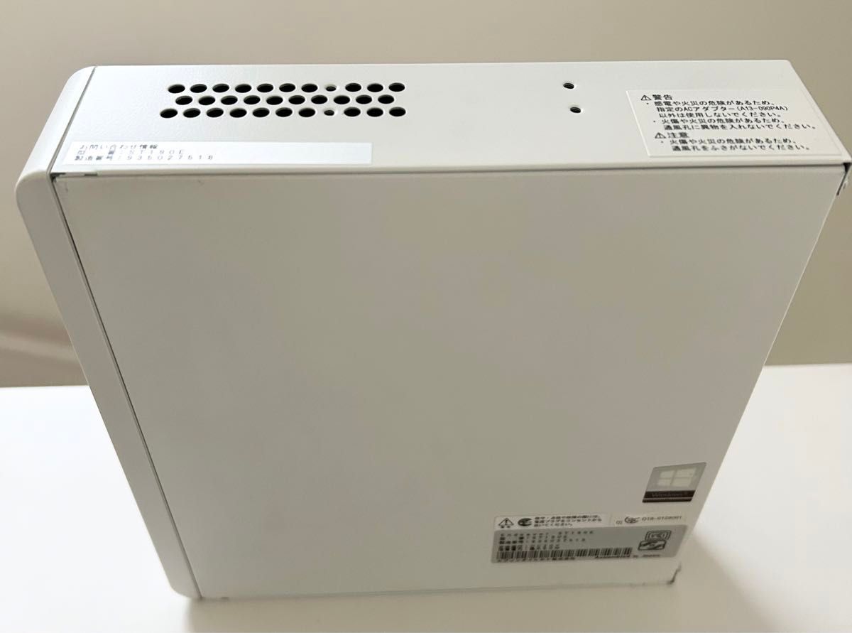 EPSON Endeavor ST190E i3-8100T 第8世代 SSD 256G メモリ 8G Windows