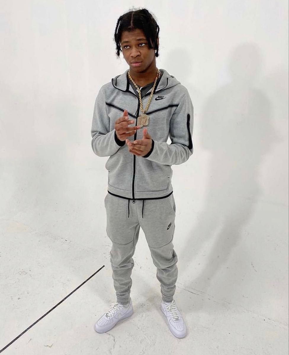 廃盤 グレー メンズS テックフリース セットアップ ナイキ 過去モデル