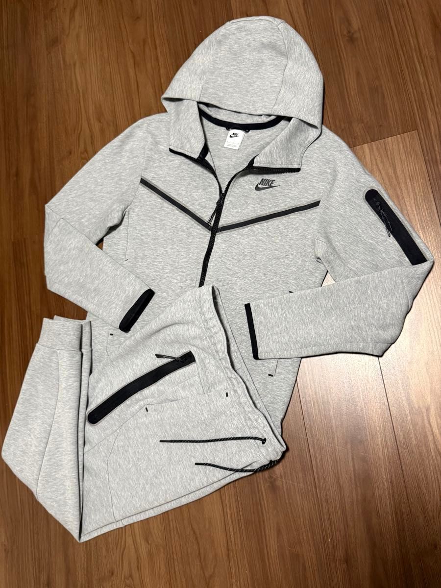 廃盤 グレー メンズS テックフリース セットアップ ナイキ 過去モデル