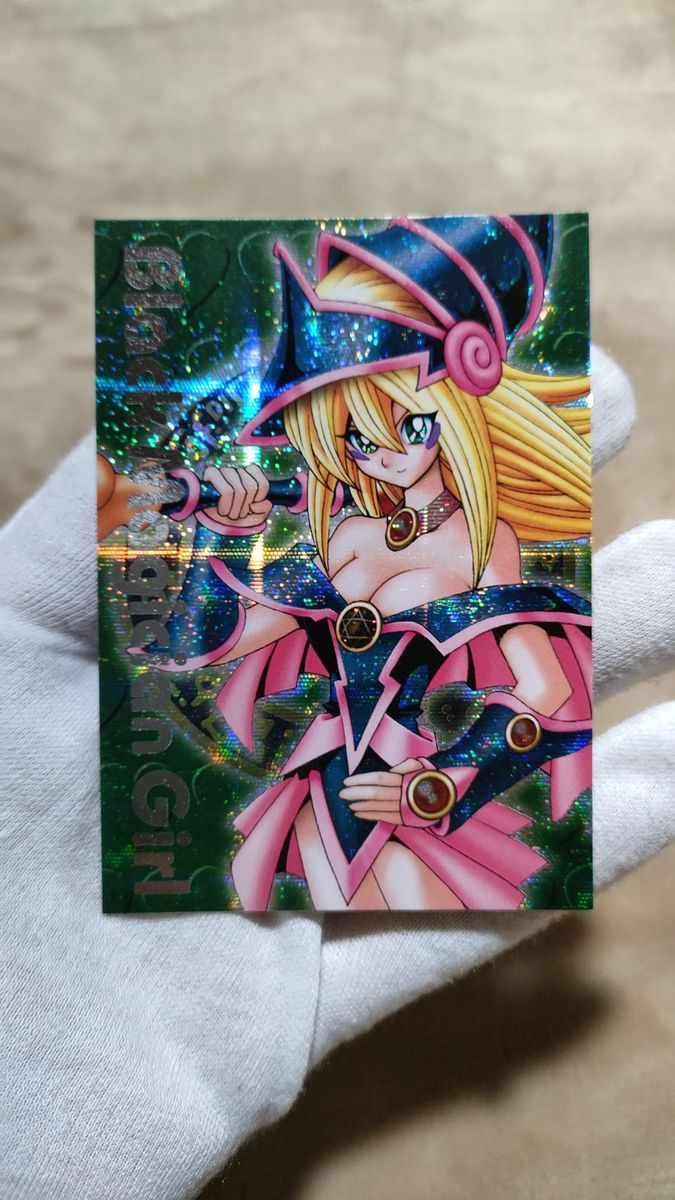 PSA8「DDM ブラックマジシャンガール」ピンク レリーフ ダンジョン