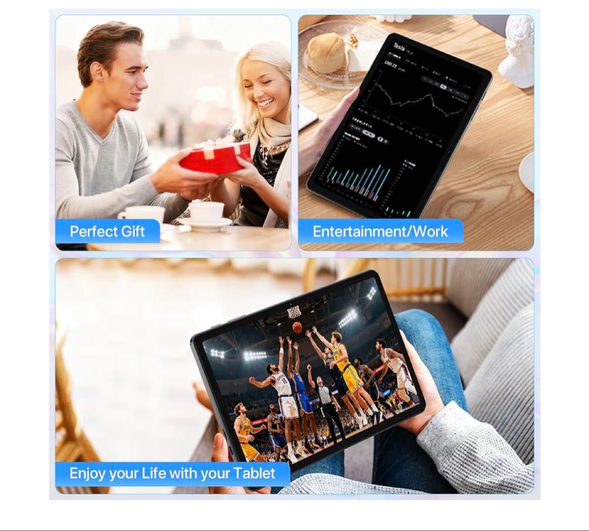 Android 15 Gemini AIタブレット 10インチ OYEFIT T10 Tab 18GB+128GB+