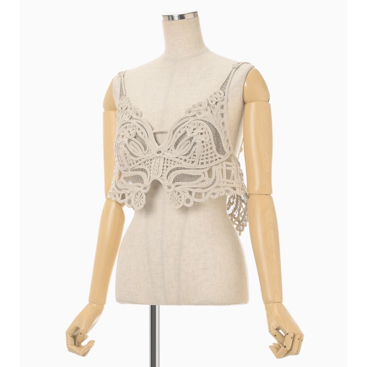 mame マメクロゴウチ コード刺繍 ビスチェ キャミソール｜Yahoo!フリマ