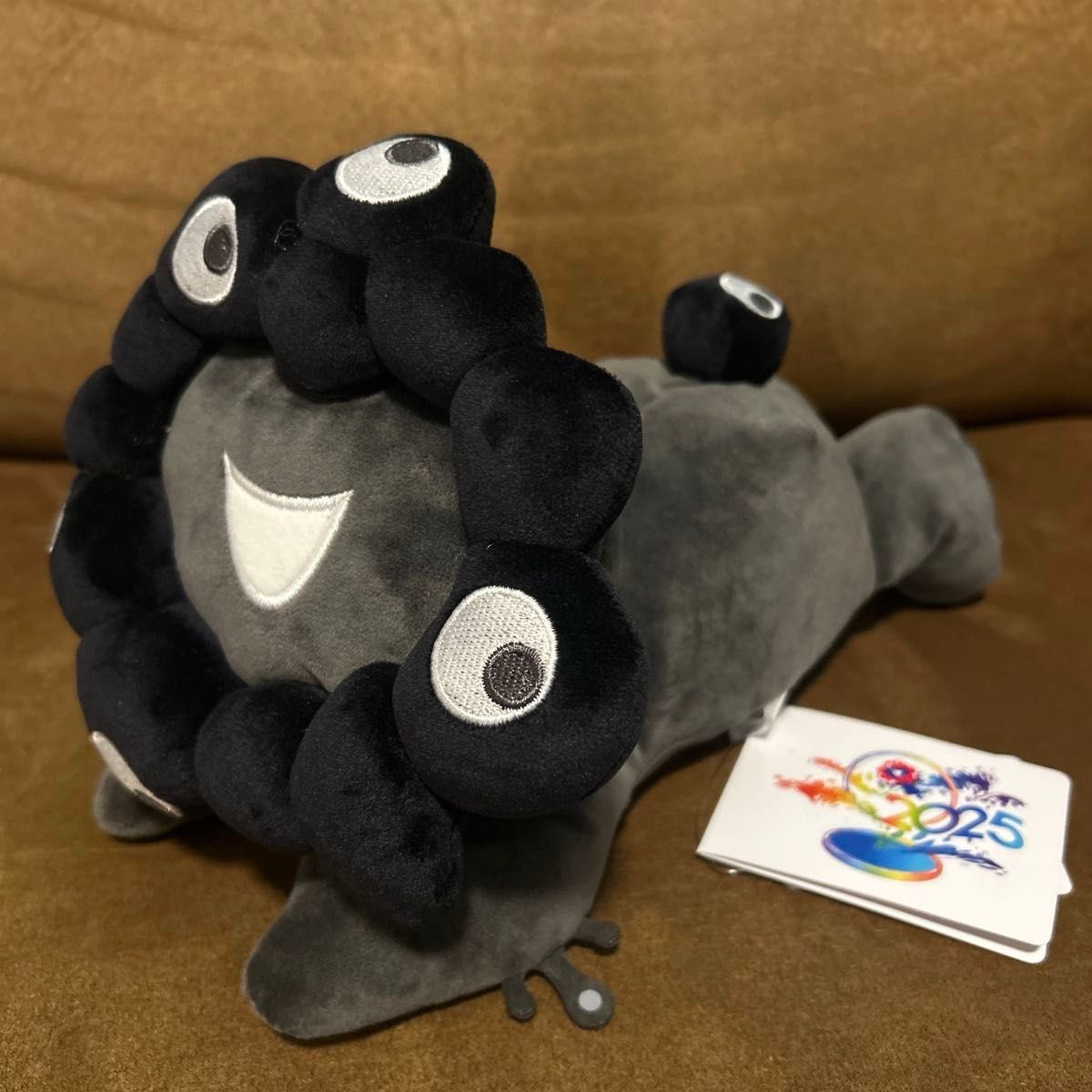 M】お手玉&這い型の黒ミャクミャクぬいぐるみ2点セット 関西万博大阪