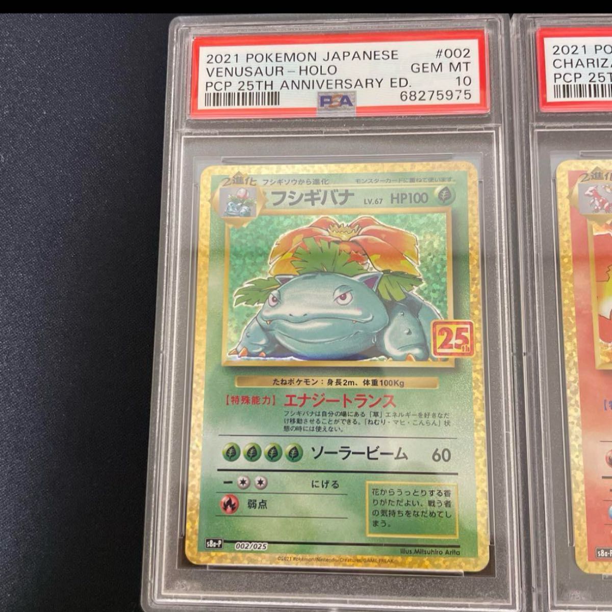 ポケモンカード 25th ANNIVERSARY PSA10 御三家セット 3枚セット 3連番