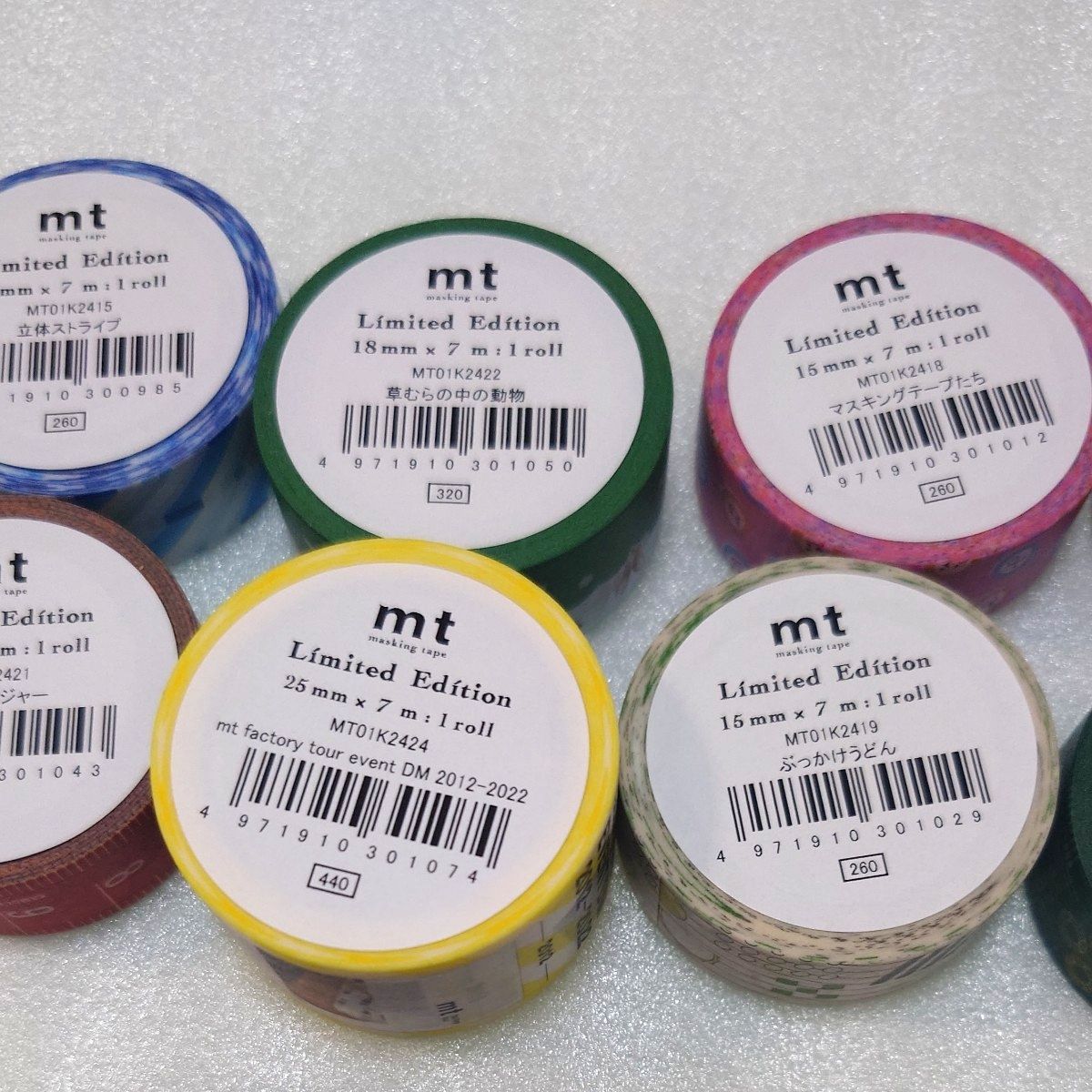 中古 mtファクトリーツアー限定コンプリートセット mtマスキングテープ