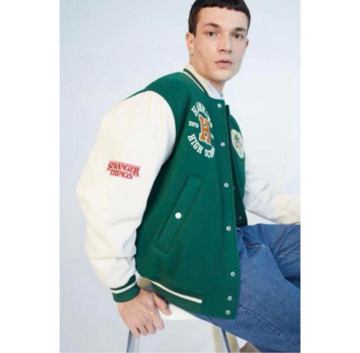 Stranger Things H&M ストレンジャーシングス スタジャン M サイズ