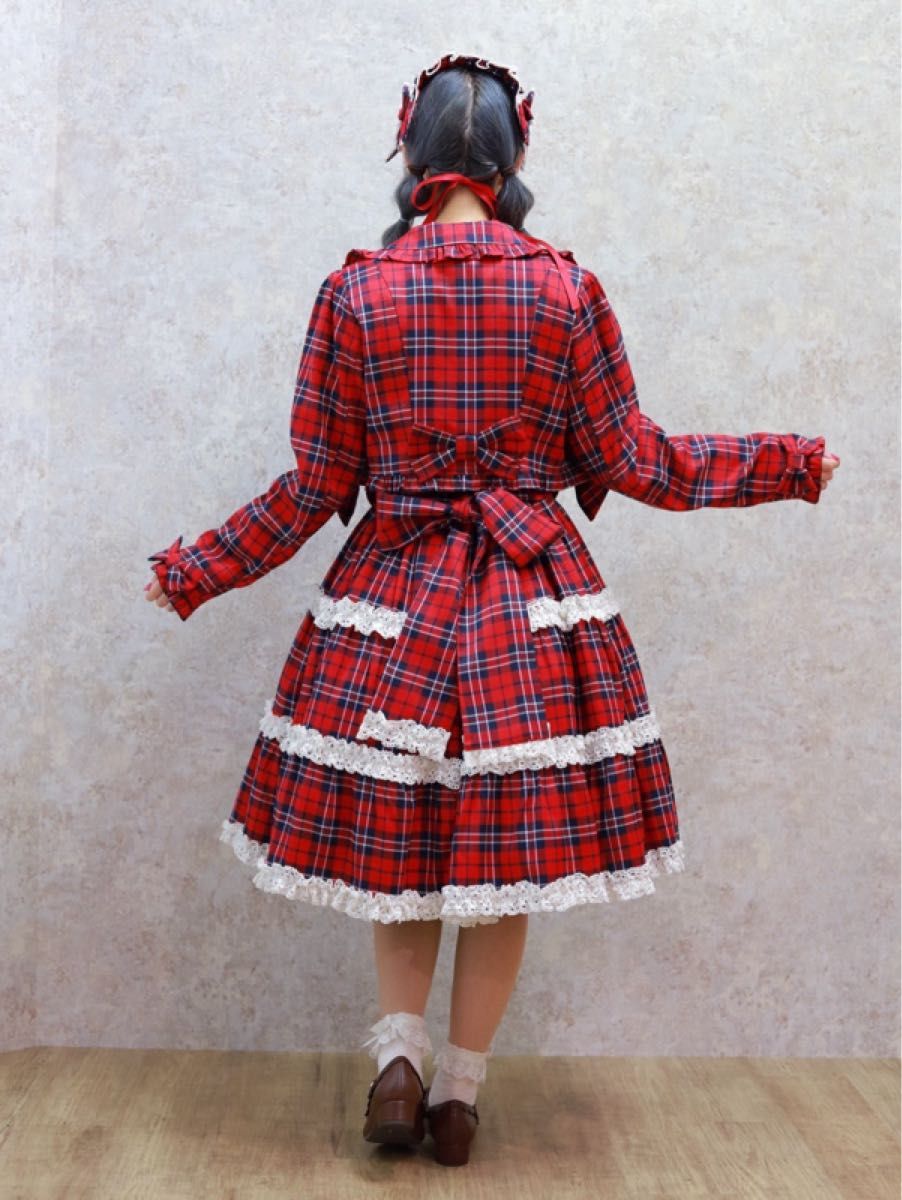 axes femme kawaii タータンチェック 3点セット ロリィタ 【公式通販】