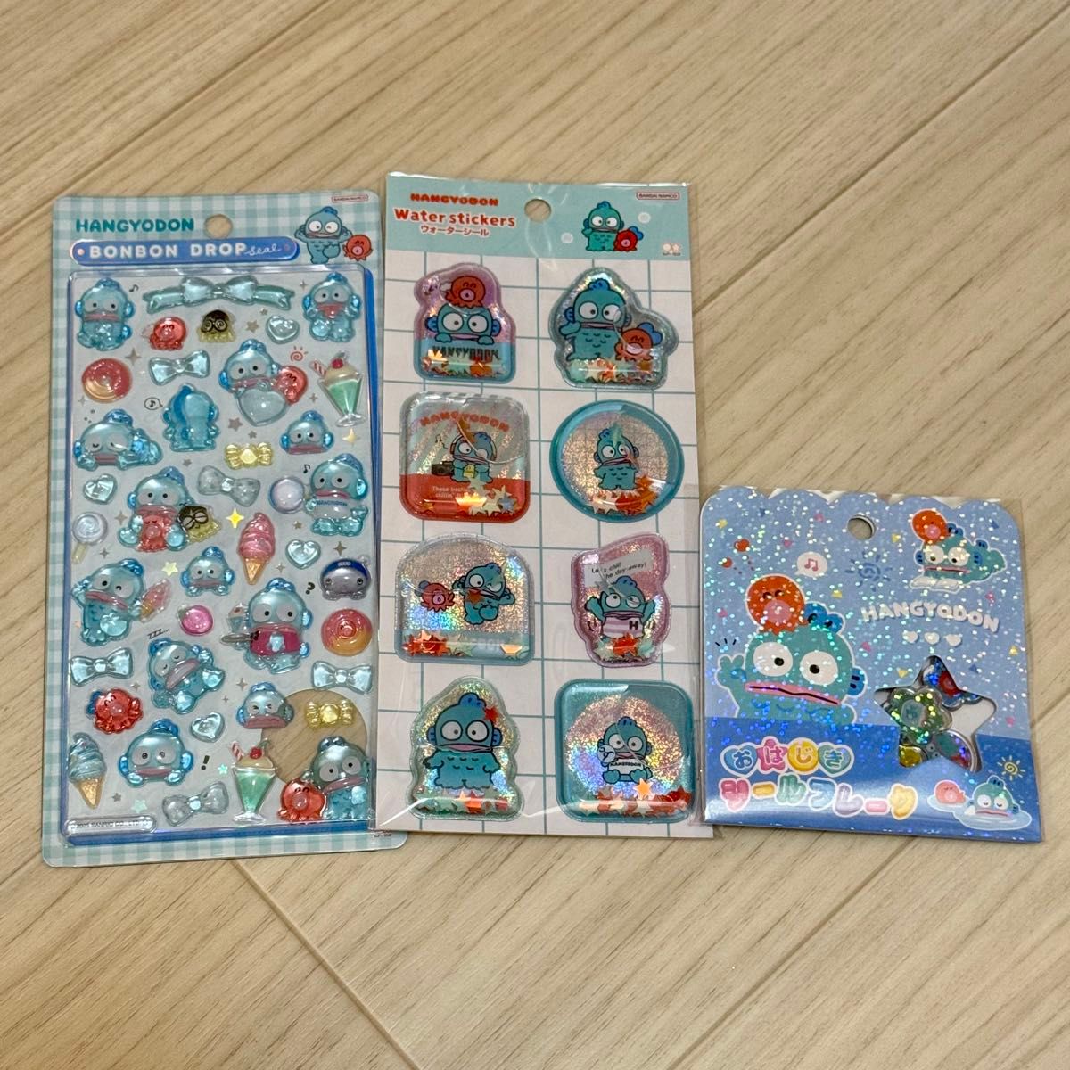 ハンギョドン 3点セット ボンボンドロップ ウォーターシール おはじき
