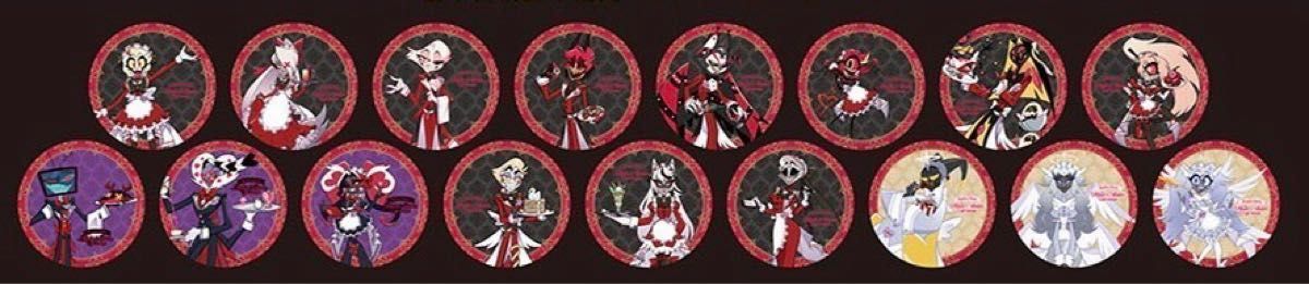 ハズビンホテル アニメイトカフェ アニカフェ コースター コンプリート