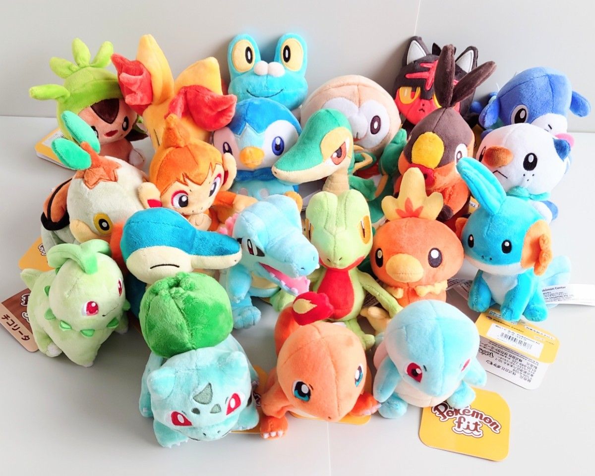 ポケモンfit 御三家 21個セット【ぬいぐるみ/フシギダネ/ヒトカゲ