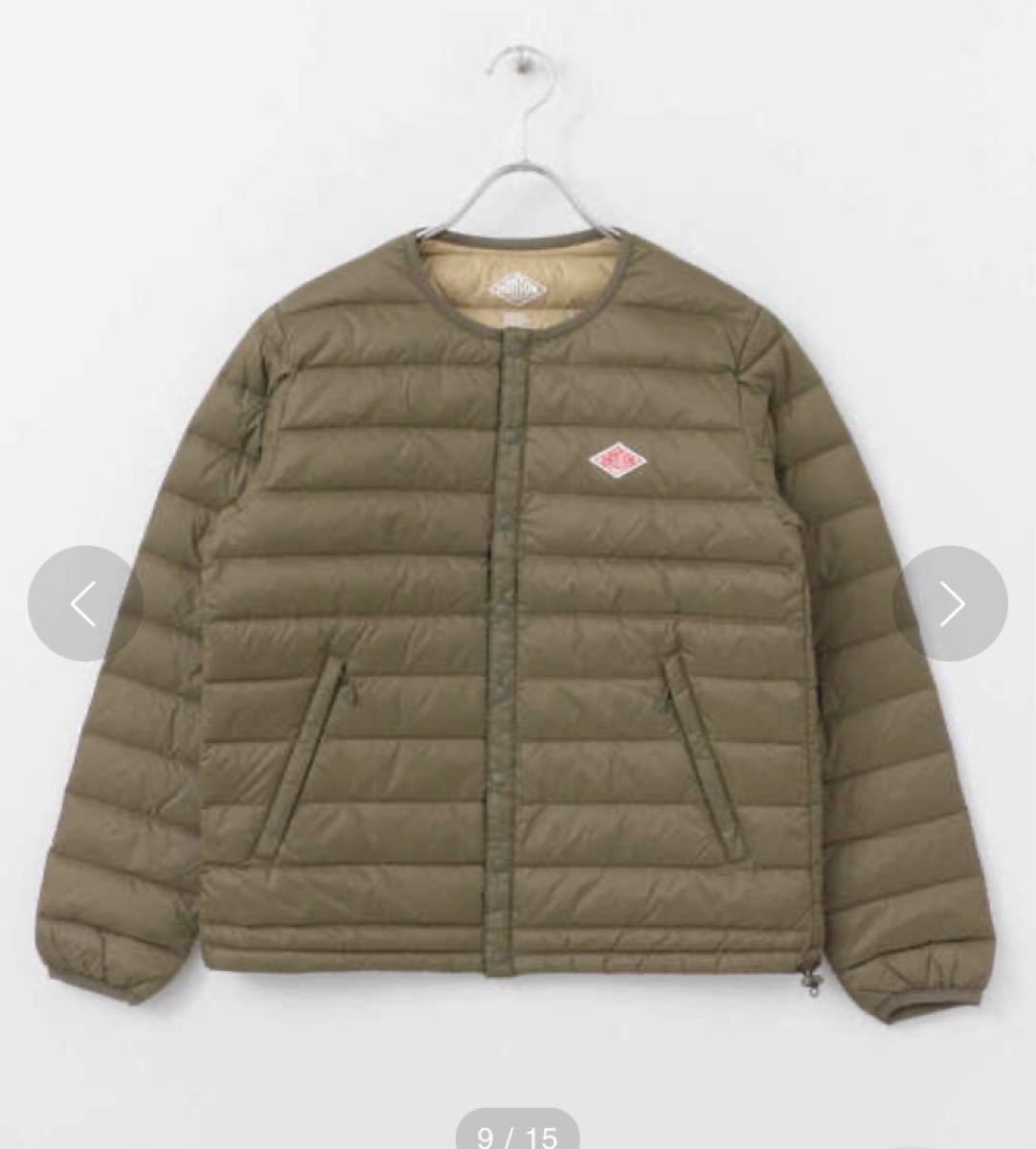 DANTON ダントン インナーダウン ジャケット ダウンコート オリーブ 38