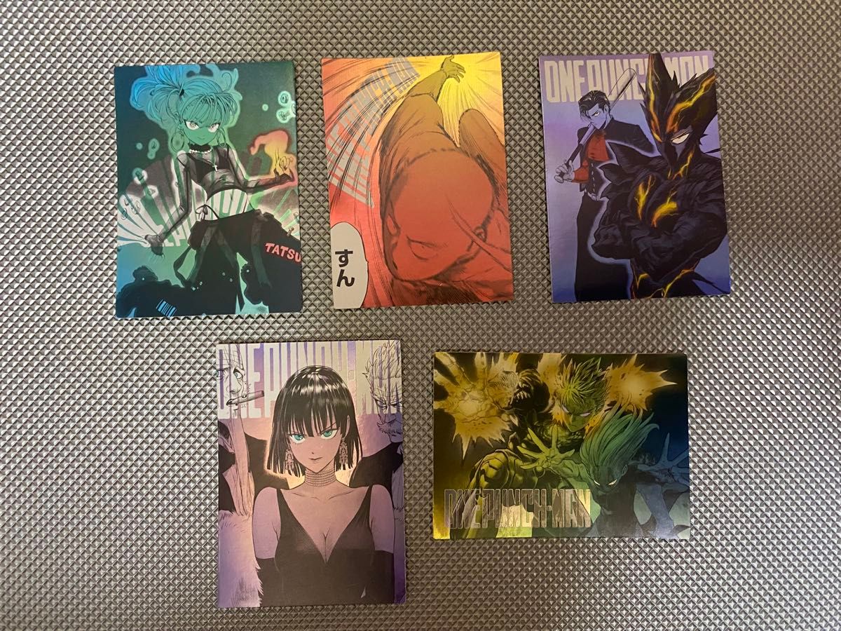 ワンパンマン 特製メタリックステッカー 全5種 アニメ第3期放送記念