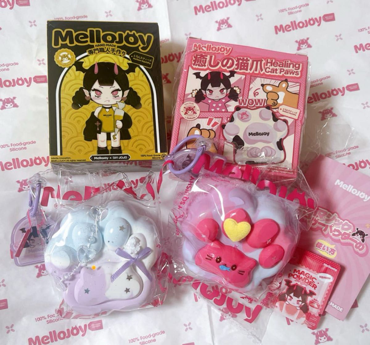 Mellojoy メロジョイ スクイーズ 猫爪 天使 もふもふ セット売り 新品