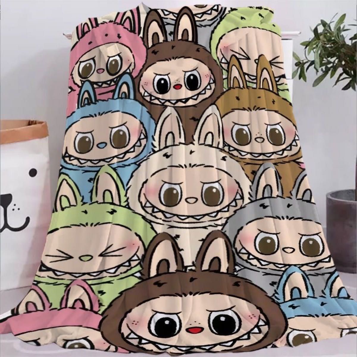 新品ラブブ LABUBU ブランケット ひざ掛け｜Yahoo!フリマ（旧PayPay