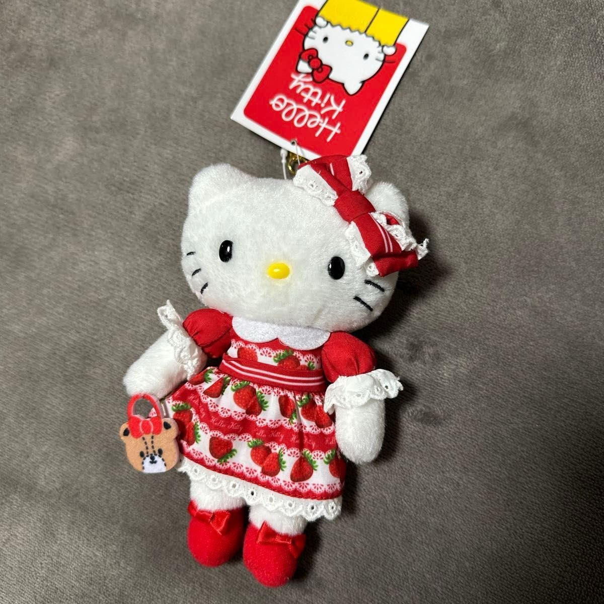 お顔厳選【京都限定】ハローキティ展 【いちごドレス】デザイン