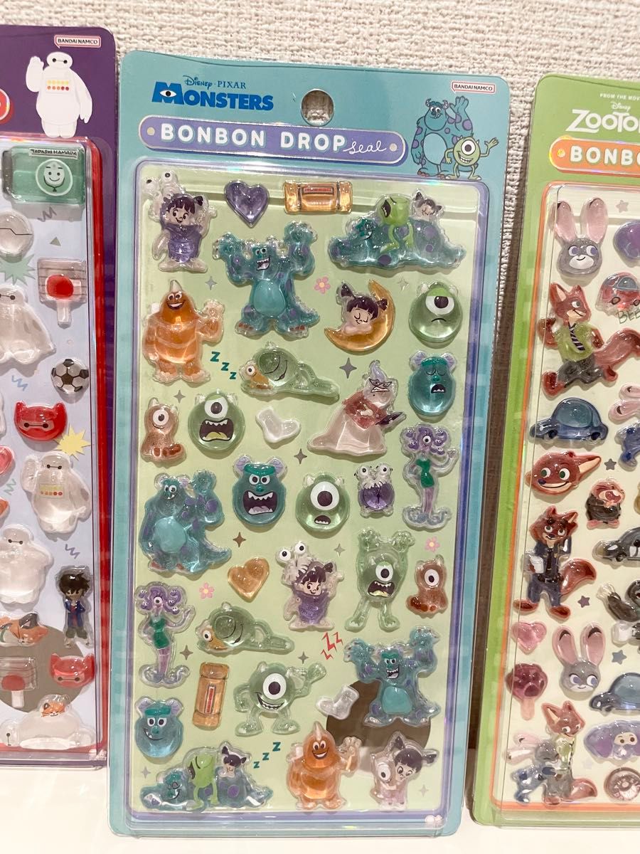 Disney ディズニー ボンボンドロップシール ズートピア ベイマックス