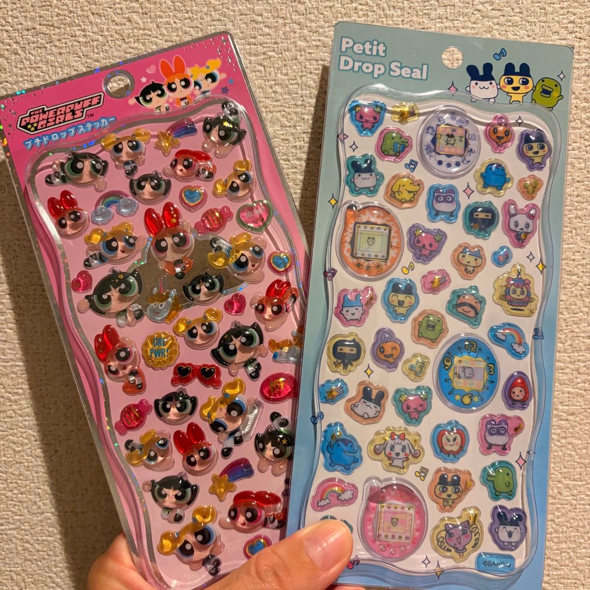 パワーパフガールズ プチドロップステッカー たまごっち セット うる