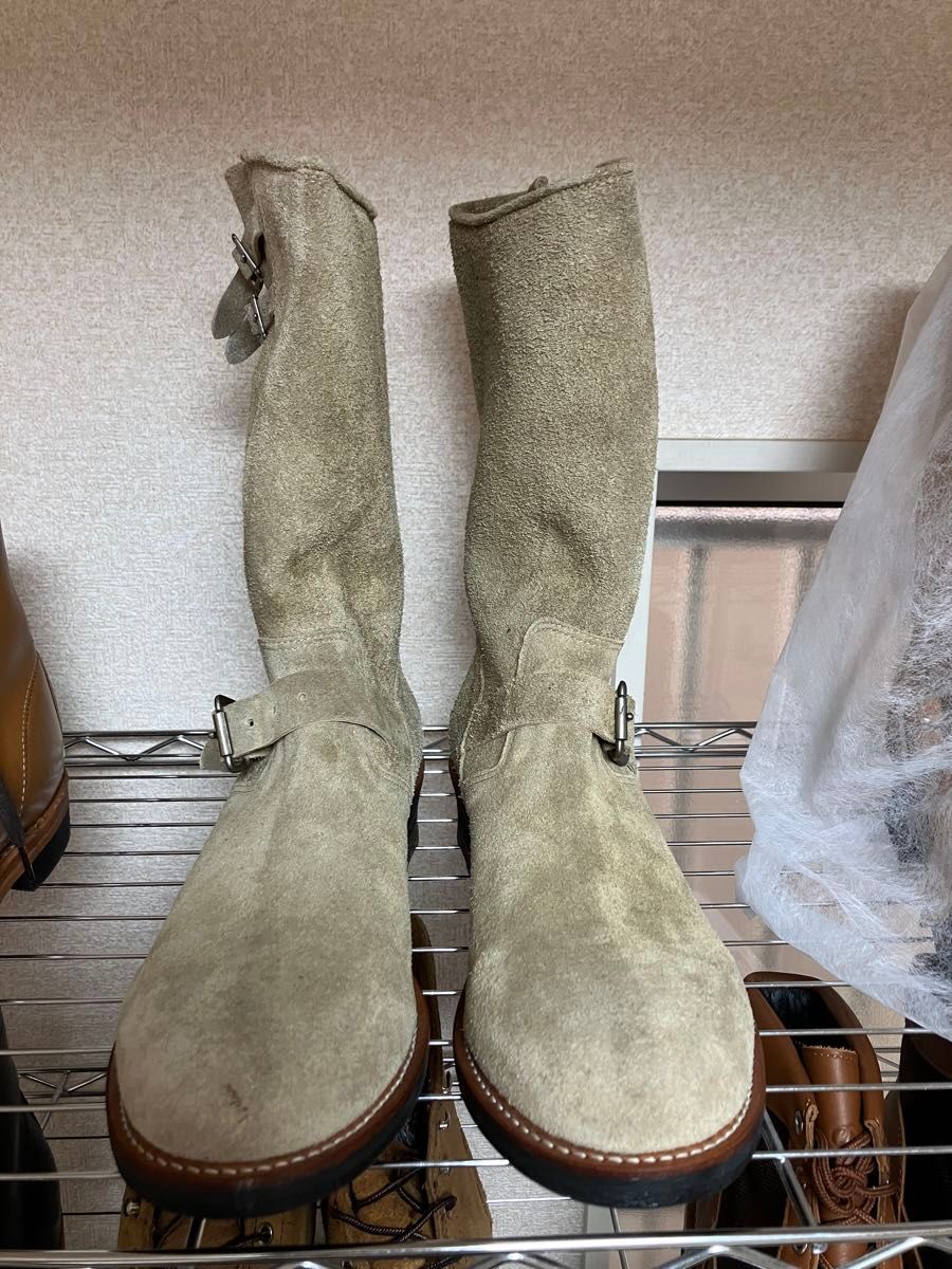 ルードギャラリー スエード エンジニアブーツ L 未使用品 検 REDWING