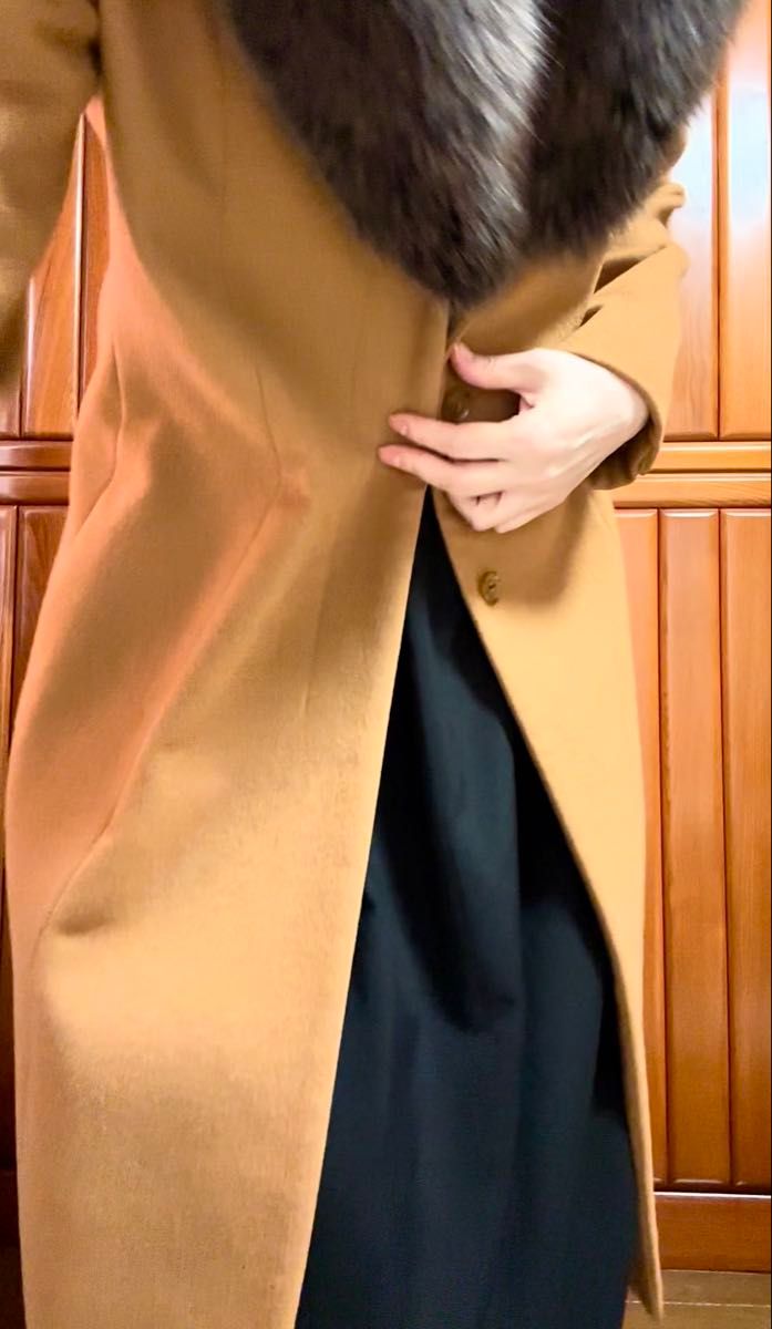 セルフォード ファーポンチョコート キャメル｜Yahoo!フリマ（旧PayPay